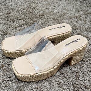Woven Chunky Platforms